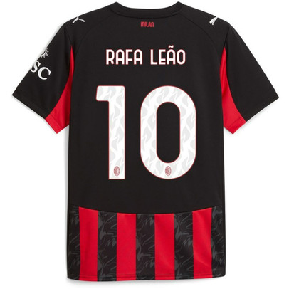 Puma AC Milan Thuis Shirt Rafa Leão 10