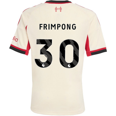 adidas Liverpool Away Kit Frimpong 30 Kids