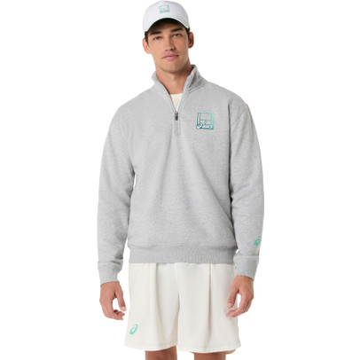 ASICS Court Core Graphic Half Zip Sweater
