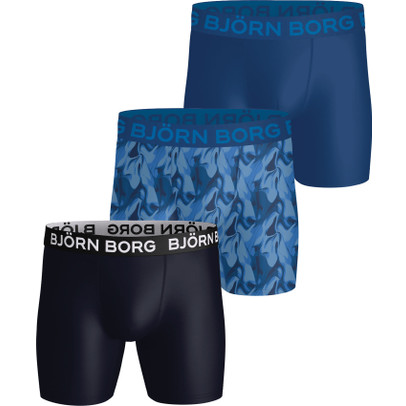 Björn Borg Sports Microfaser Boxer 3er-Pack Herren