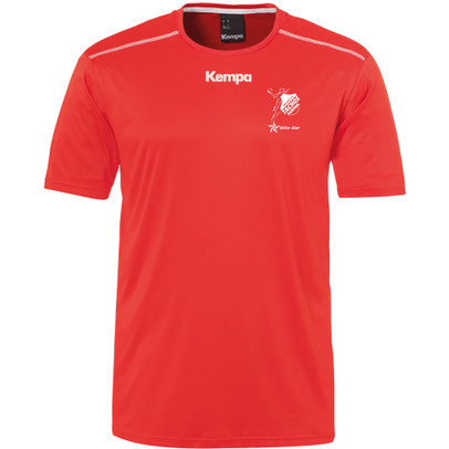 Kempa Poly Shirt Men Witte Ster