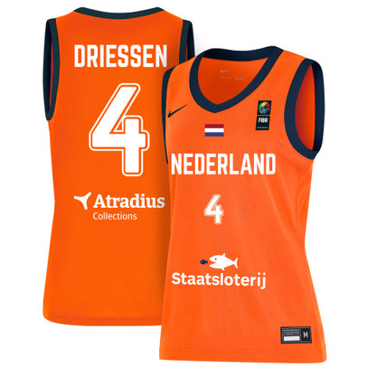Nike Orange Lions Game Jersey Dames Driessen