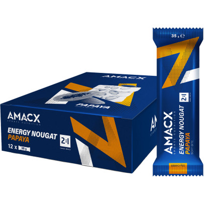 Amacx Energy Nougat Reep Papaya 12x37g