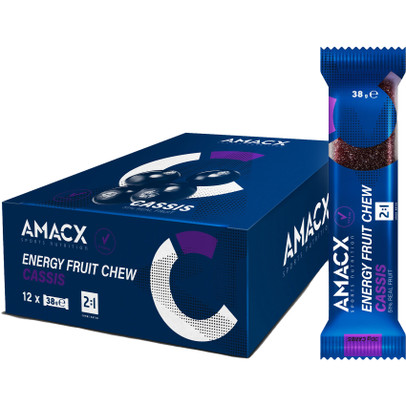 Amacx Energy Fruit Chew Cassis 12x38g