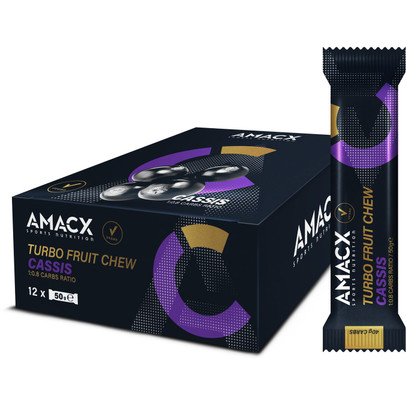 Amacx Turbo Fruit Chew Cassis 12x38g