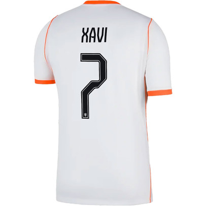 Nike Nederland Uit Shirt WK Xavi 7