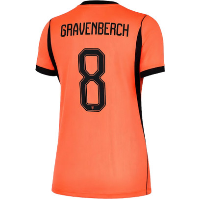 Nike Nederland Thuis Shirt WK Gravenberch 8 Dames