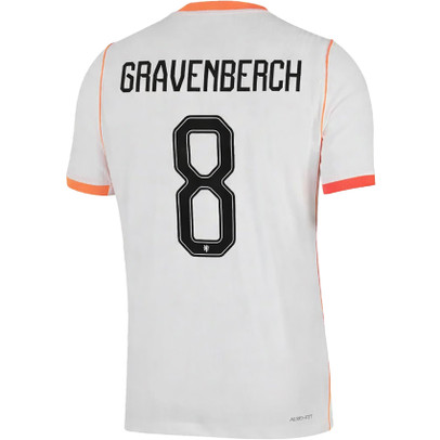 Nike Nederland Match Uit Shirt WK Gravenberch 8