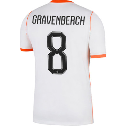 Nike Nederland Uit Shirt WK Gravenberch 8