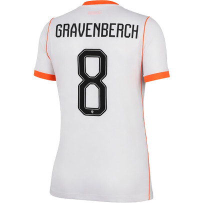 Nike Nederland Uit Shirt WK Gravenberch 8 Dames