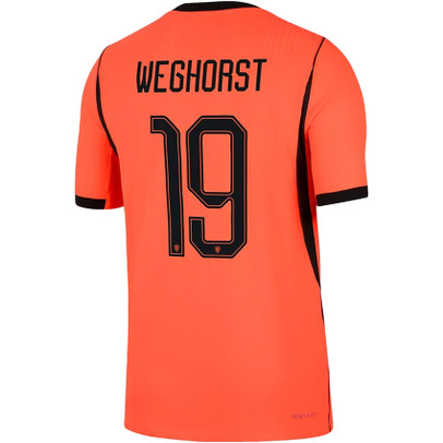 Nike Nederland Match Thuis Shirt Weghorst 19 Kids