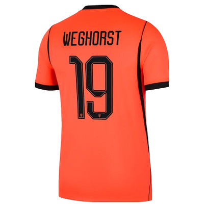 Nike Nederland Thuis Shirt WK Weghorst 19