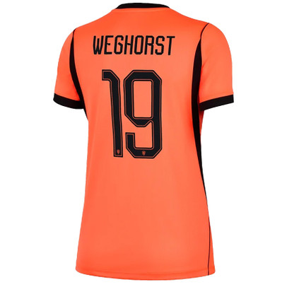 Nike Nederland Thuis Shirt Dames WK Weghorst 19