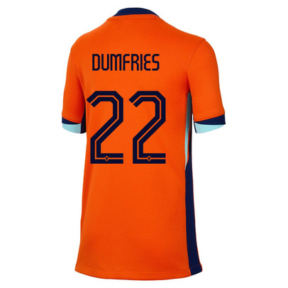 Nike Nederland Thuis Shirt Dumfries 22 Kids