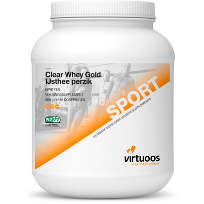 Virtuoos Clear Whey Gold - Eistee Pfirsich