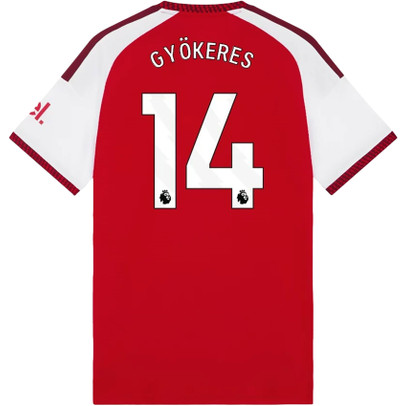 adidas Arsenal Authentic Home Shirt Gyökeres 14 - PassaSports.com