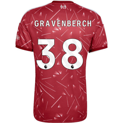 adidas Liverpool Thuis Shirt Gravenberch 38