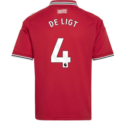 adidas Manchester United Thuis Shirt De Ligt Kids