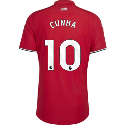 adidas Man. United Authentic Thuis Shirt Cunha 10