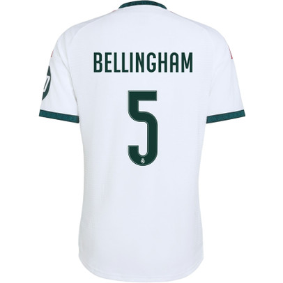 adidas Real Madrid Auth. Thuis Shirt Bellingham 5