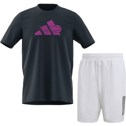 adidas 3 Stripes Tee Set Heren