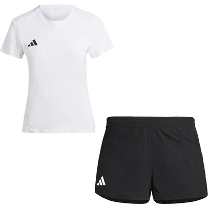 Adidas shorts and shirt set women's sales