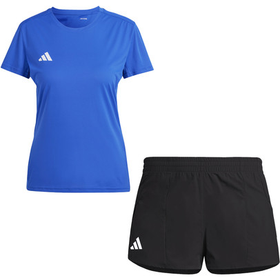 adidas Adizero T-Shirt Short Set Dames