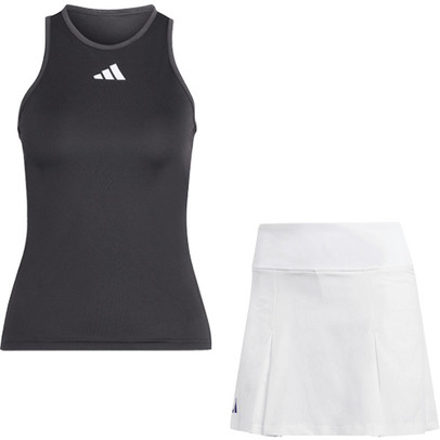 adidas Club Tank Pleated Skirt Set Dames