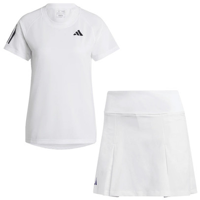 adidas Club Tee Pleated Skirt Set Women