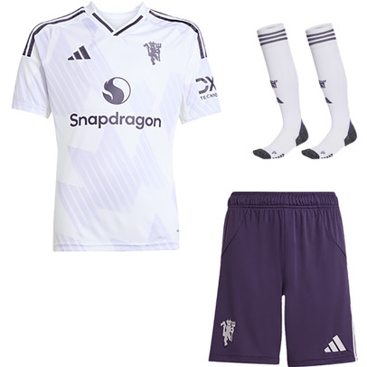 adidas Manchester United Auswärts Outfit Kinder 2025/2026