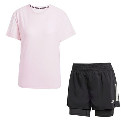 adidas OTR Tee 2in1 Short Set Damen