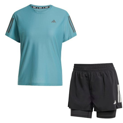adidas OTR Tee 2in1 Short Set Damen