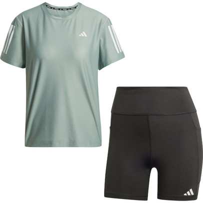 adidas OTR Tee korte legging Set Dames