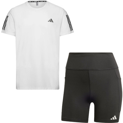 adidas OTR Tee kurze Leggings Set Damen
