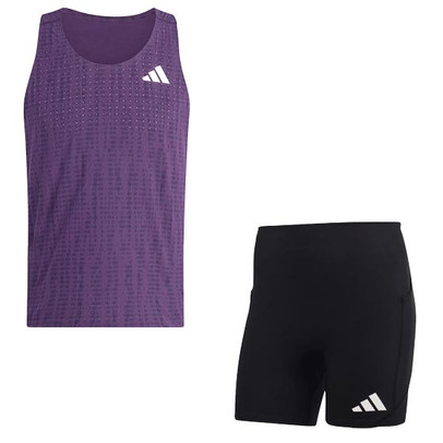 adidas Adizero Singlet Korte Legging 7'' Set Heren