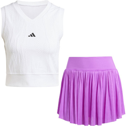 adidas Wimbledon Pro Crop Set Dames