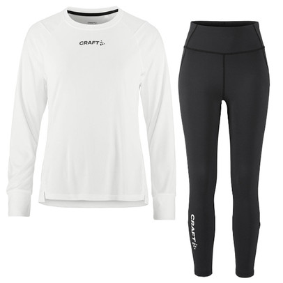 Craft Longsleeve Leggings Zip Set Damen