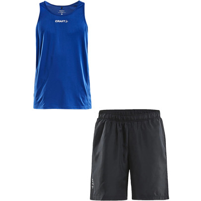 Craft Rush Singlet Short Set Heren