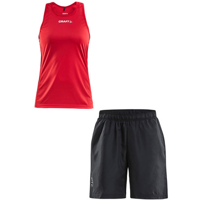 Craft Rush Singlet Short Set Damen