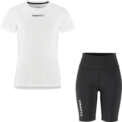 Craft Shirt Korte Legging Set Dames