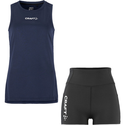 Craft Singlet Hot Pant Set Dames