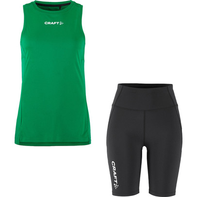 Craft Singlet Korte Legging Set Dames