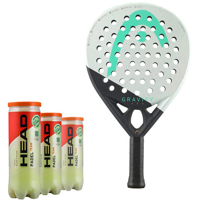 Head Racket + Balls Pack 9