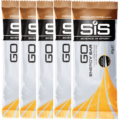 SiS Go Energy Reep Chocolade Fudge 40g - 5 stuks