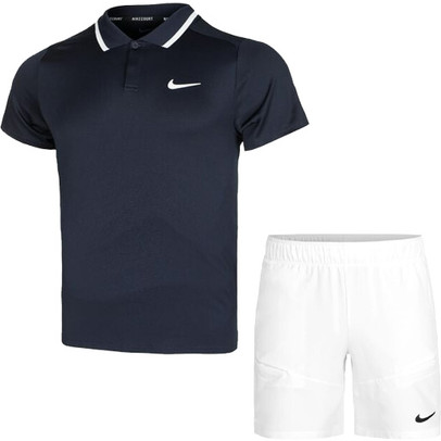 Nike Court Advantage Polo 7 Inch Set Heren