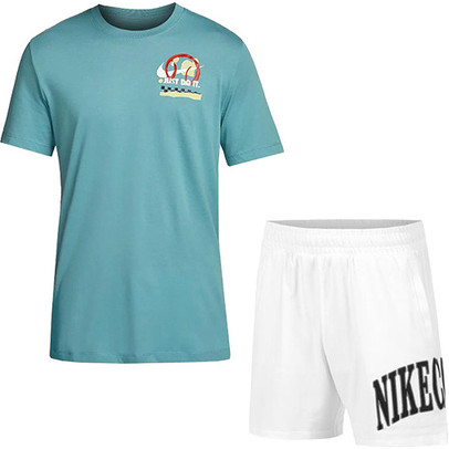 Nike Court Heritage Just Do It Tee Set Heren