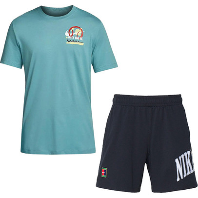 Nike Court Heritage Just Do It Tee Set Heren