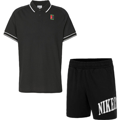 Nike Court Heritage Polo Set Heren
