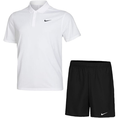 Nike Court Victory Solid Polo 7 Inch Set Heren