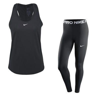 Nike legging en Tanktop zwart Dames